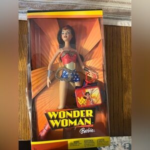 Vintage Barbie Wonder Woman in original box. Box has some damage